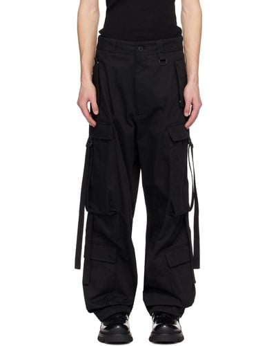 Givenchy Extended Trim Cargo Trousers - Black