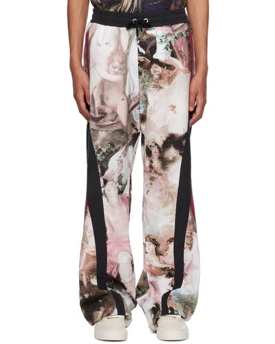 Balmain Pantalon de survêtement e à images imprimées - Multicolore