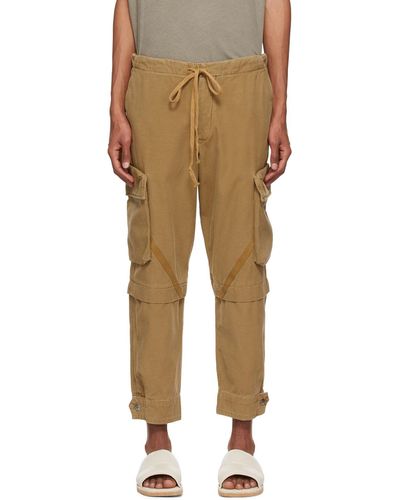 Greg Lauren Baker Cargo Trousers - Multicolour