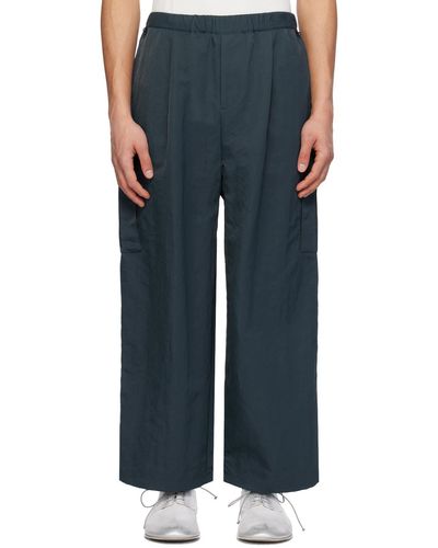 F/CE Pantalon cargo ample gris - Noir