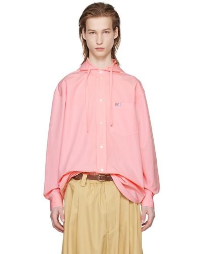 MERYLL ROGGE Hooded Shirt - Pink
