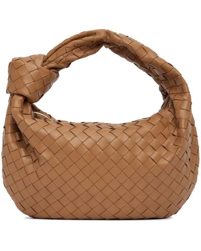 Bottega Veneta Brown Teen Jodie Shoulder Bag