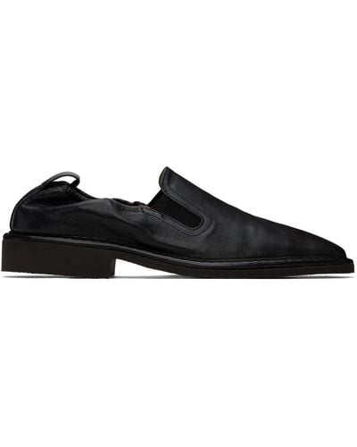 Lemaire Soft Loafers - Black
