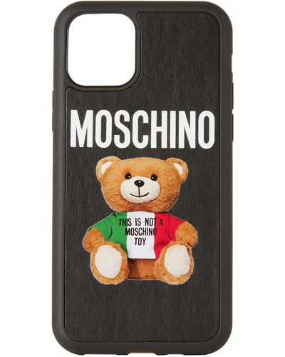 Moschino Italian Teddy Bear Iphone 11 Pro ケース - ブラック