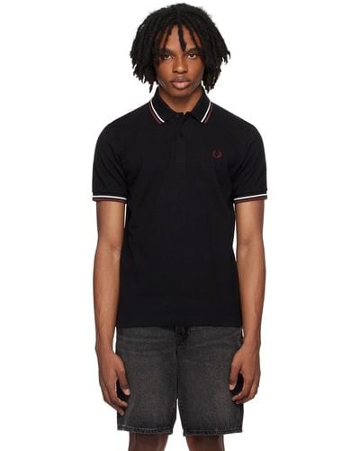 Fred Perry F Perry M12 Polo - Black