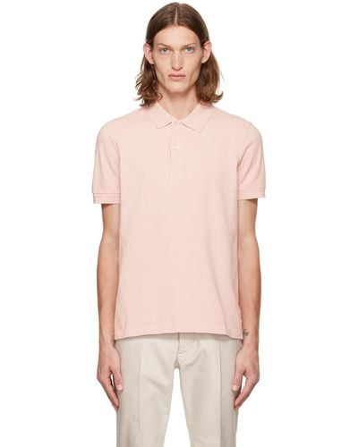 Tom Ford Pink Tennis Polo - Multicolour