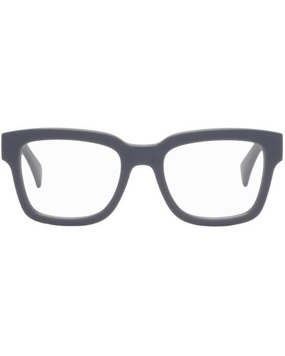 Gucci Grey Square Glasses - Black