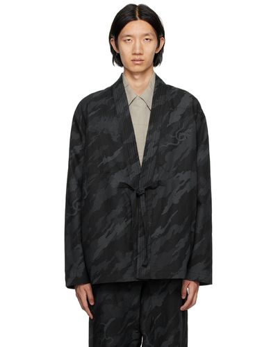 Maharishi Blouson shinobi bleu marine - Noir