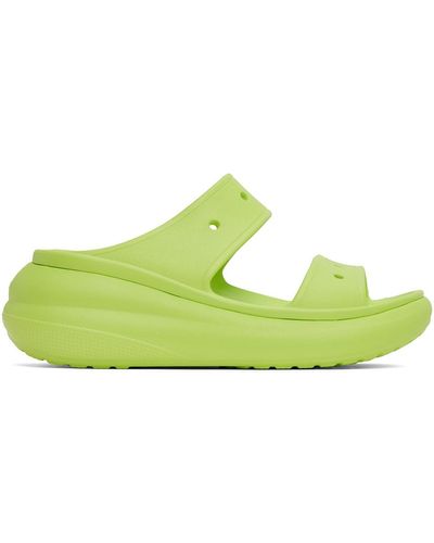 Crocs™ Green Crush Sandals - Black
