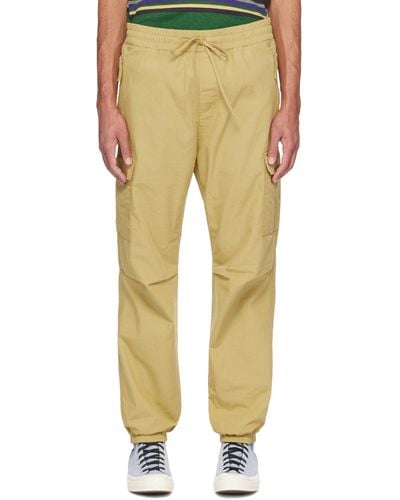 Carhartt Tan jogger Cargo Pants - Yellow