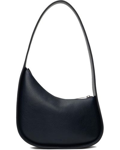 The Row Half Moon Bag - Blue