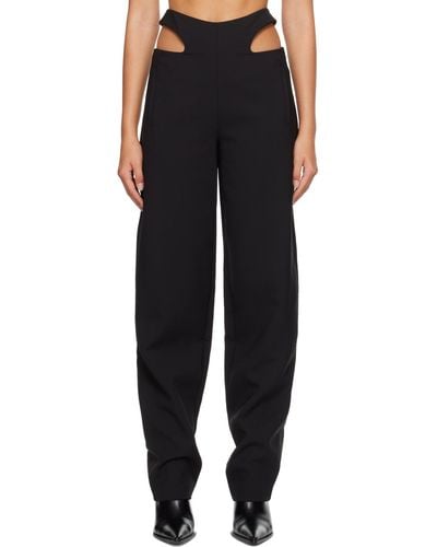 Dion Lee Y Front Trousers - Black