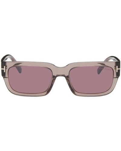 Tom Ford Burgundy Ezra Sunglasses - Pink