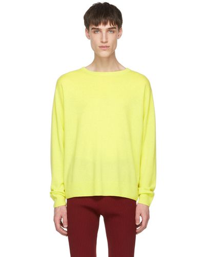 Dries Van Noten Cashmere Sweater - Yellow