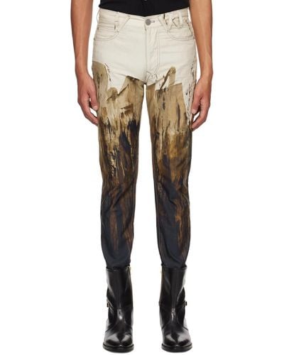 Vivienne Westwood Brown W Harris Jeans - Multicolour