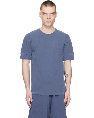Nigel Cabourn ブルー Military Tシャツ