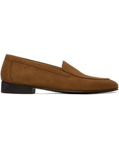 The Row Tan Sophie Loafers - Black
