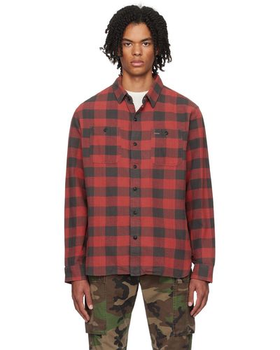 RRL Check Shirt - Red