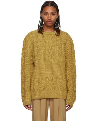 Low Classic Crewneck Sweater - Yellow