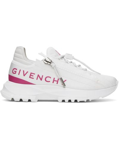 Givenchy White & Pink Spectre Sneakers - Black