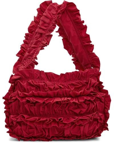 Molly Goddard Red Sapporo Shoulder Bag - Pink