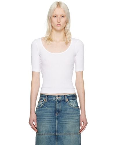 RE/DONE White Hanes Edition T-shirt - Multicolour