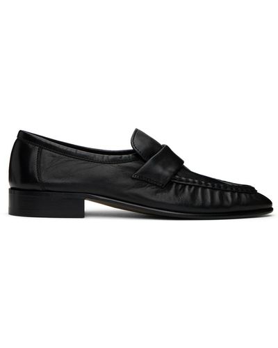 The Row 20Mm Soft Leather Loafers - Black