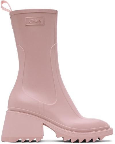 Chloé Betty Rain Boot - Pink