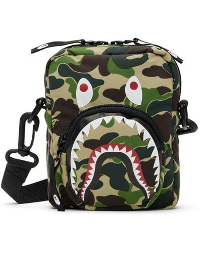 face shark bape Drawstring Bag for Sale by animebrands