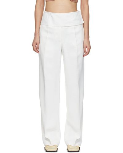 Jil Sander Pants, Slacks and Chinos for Women | Online Sale up to