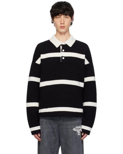 JW Anderson Black Structured Polo