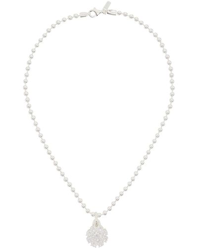 Hatton Labs Daisy Pendant Necklace - White