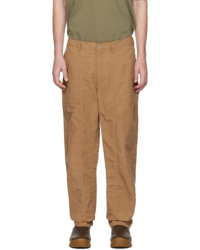Norse Projects Tan Sigur Cargo Trousers - Multicolour