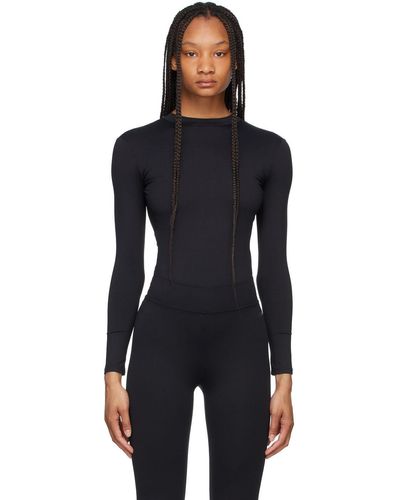 Norba Cutout Bodysuit - Black