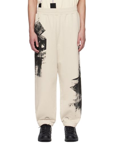 A_COLD_WALL* Off- Brushstroke Joggers - Natural