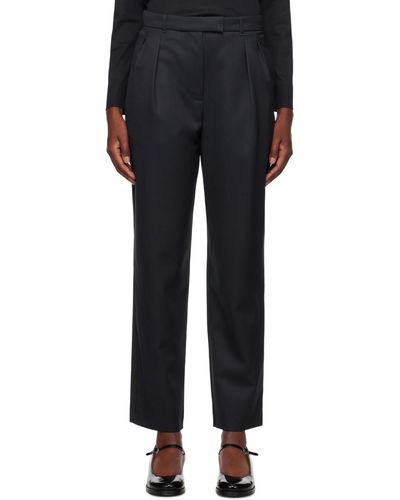 A.P.C. . Navy Marion Trousers - Black