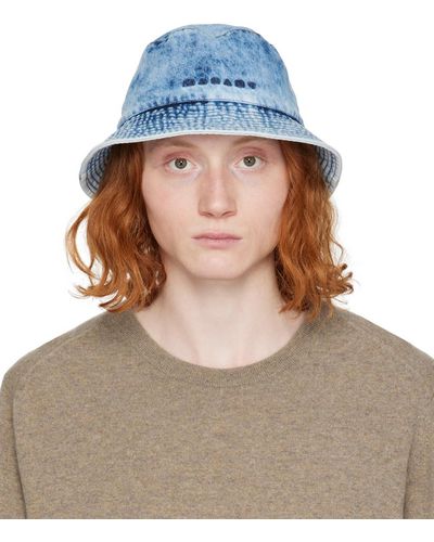 Isabel Marant Blue Giorgia Bucket Hat