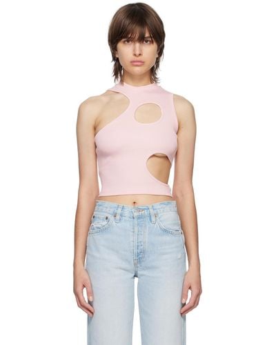 Rombaut Pink Cell Tank Top - Blue