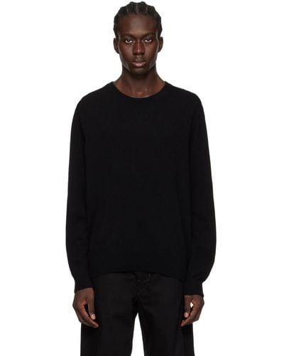 Lemaire Black Relaxed Sweater