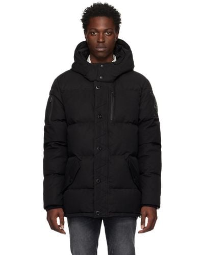 Moose Knuckles Post Malone Edition 3q Down Coat - Black