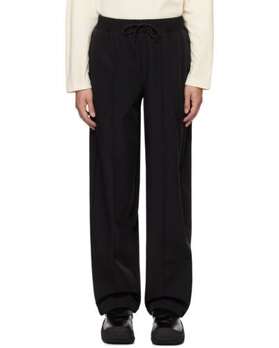 Han Kjobenhavn Wide Leg Track Pants - Black