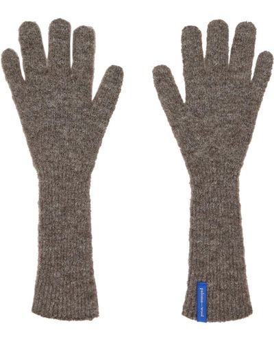 Paloma Wool Taupe Peter Gloves - Gray