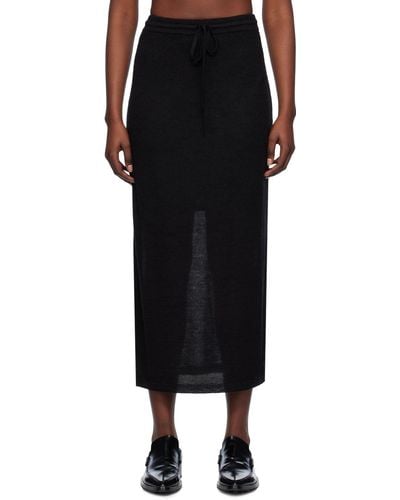 Lauren Manoogian Layer Maxi Skirt - Black