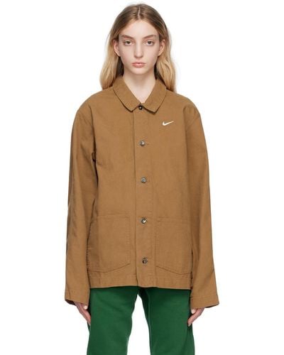 Nike Brown Chore Jacket - Multicolour