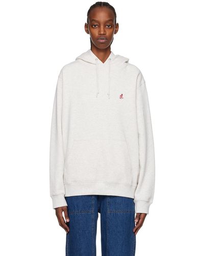 Gramicci Gray One Point Hoodie - Multicolor