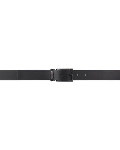 HUGO Reversible Leather Belt - Black