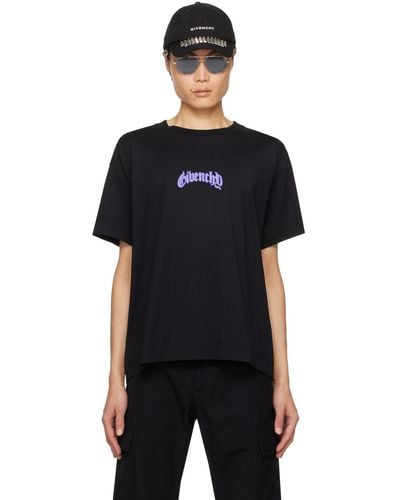 Givenchy ボンディングロゴ Tシャツ - ブラック