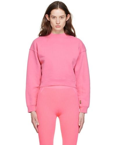 Jacquemus Pink 'le Sweatshirt Corto' Sweatshirt