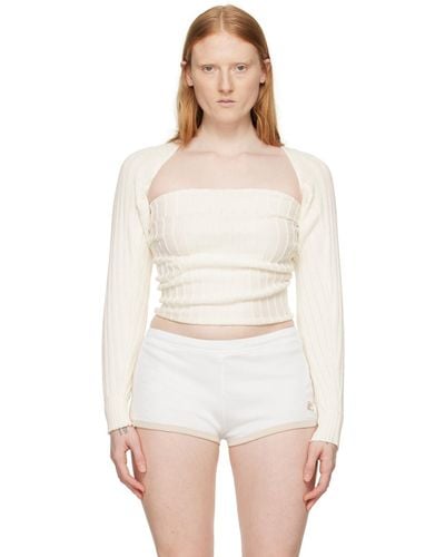 GIMAGUAS Off- Miss Mangas Sweater - White