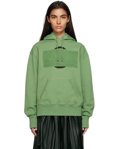 MM6 by Maison Martin Margiela Green Patch Hoodie